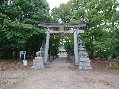 東端八劔神社の鳥居