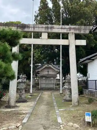 削栗神社（千秋町勝栗）の鳥居