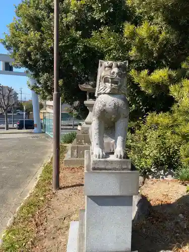 比佐豆知神社の狛犬