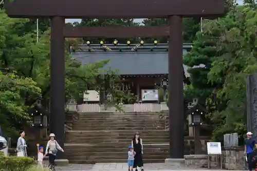 開成山大神宮の鳥居