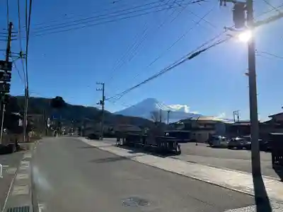 河口浅間神社の周辺