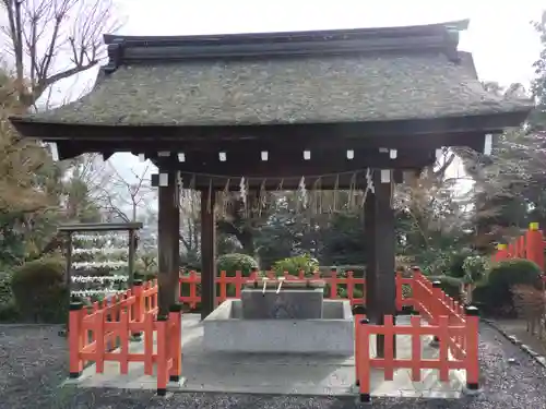 建勲神社の手水舎