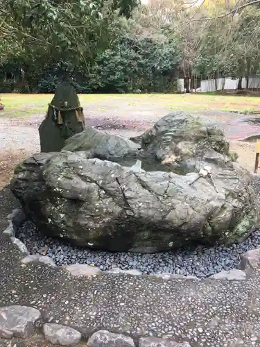 平川神明宮の手水舎