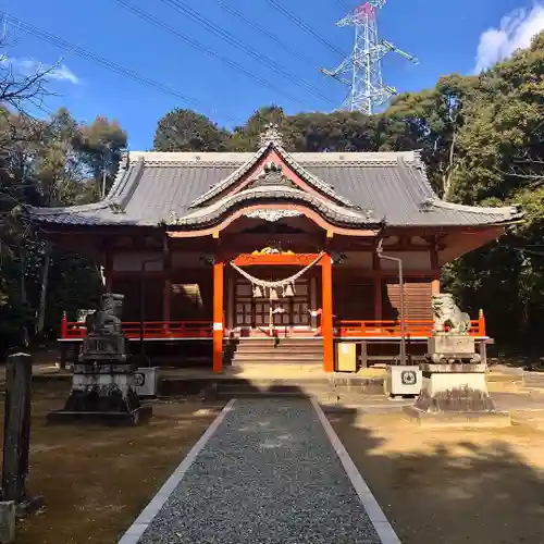 山中八幡宮の本殿・本堂