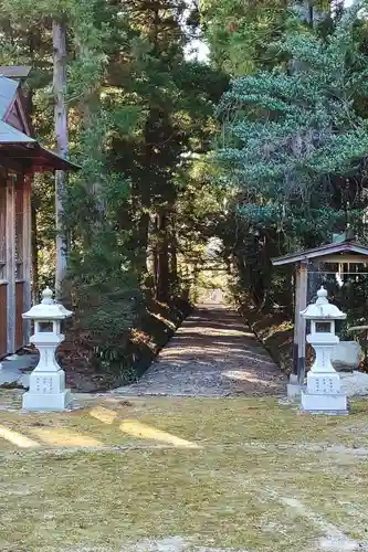 二俣神社の庭園