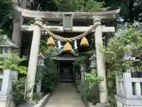 中川熊野神社の鳥居