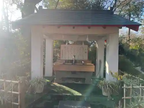 米之宮浅間神社の手水舎