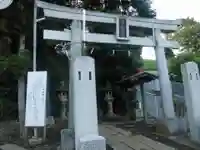 佐江戸杉山神社の鳥居