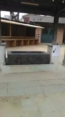 越谷香取神社の手水舎