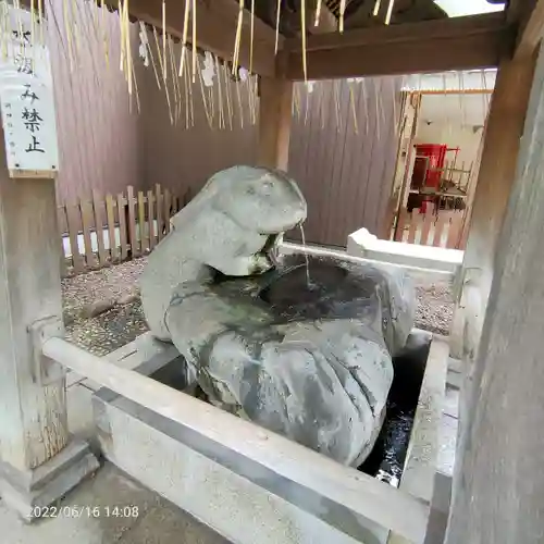 調神社の手水舎