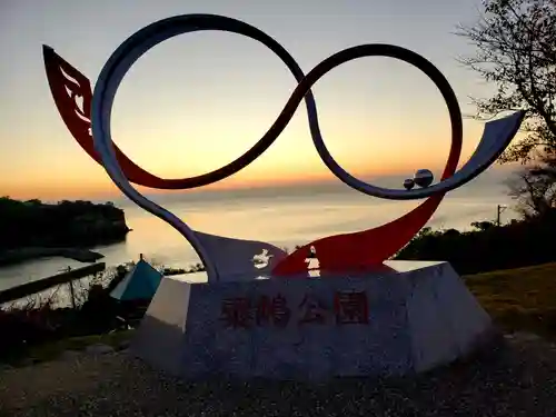 粟島社の景色