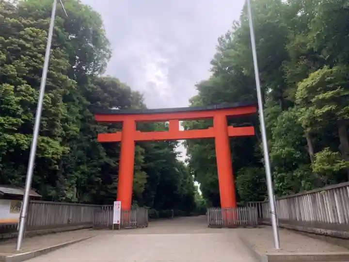 井草八幡宮の鳥居