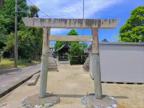 大國霊社（郷裏）の鳥居