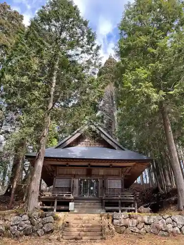 戸隠神社火之御子社の本殿