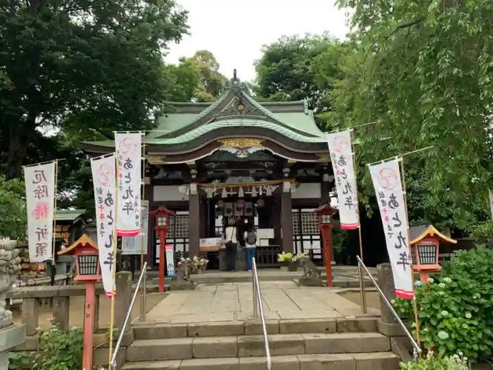 川越八幡宮の本殿・本堂