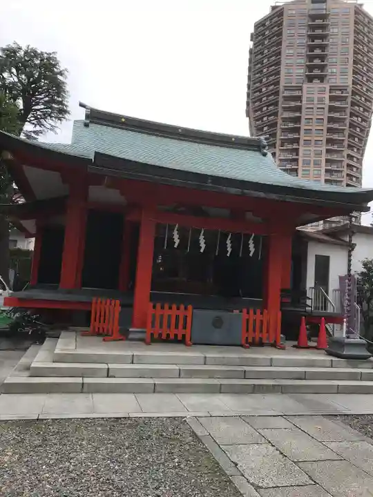 麻布氷川神社の本殿・本堂