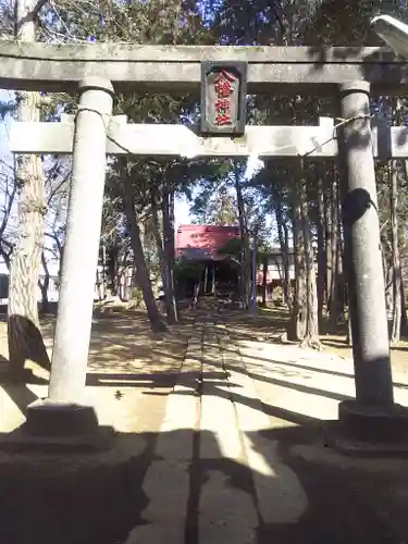 槐戸八幡神社の鳥居