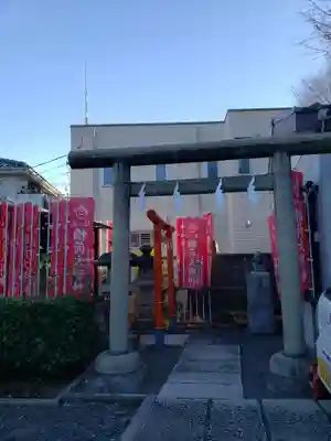 穏田神社の鳥居