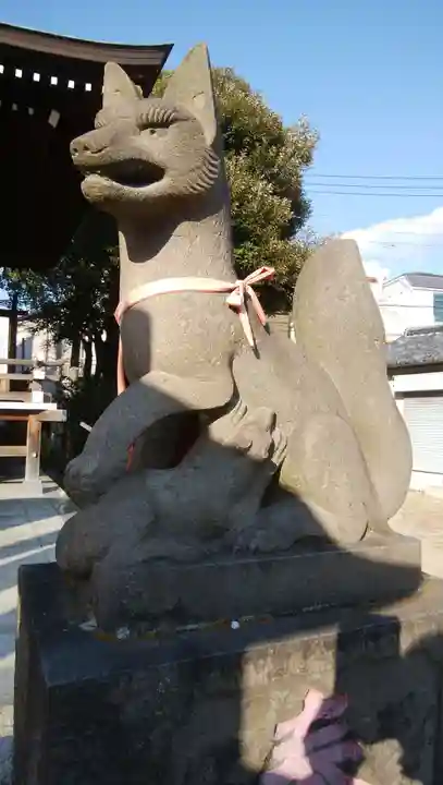 三輪里稲荷神社の狛犬