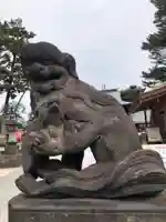 中野沼袋氷川神社の狛犬