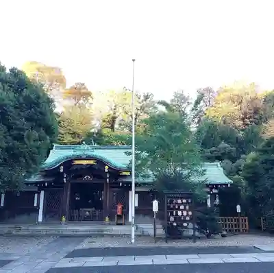 白金氷川神社の本殿・本堂
