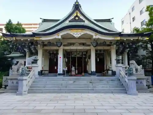 難波八阪神社の本殿・本堂