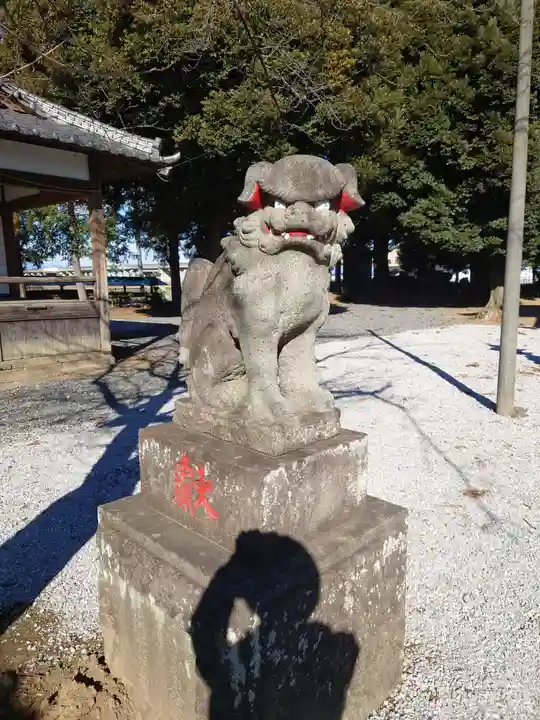 産泰神社の狛犬