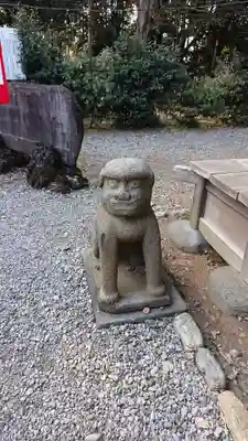 板倉雷電神社の狛犬