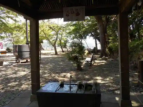 植田八幡神社の手水