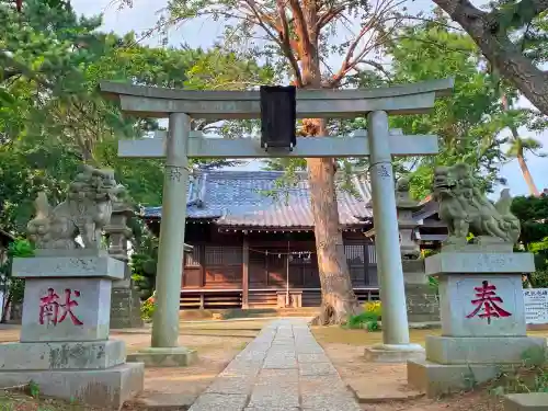 茂侶神社の鳥居