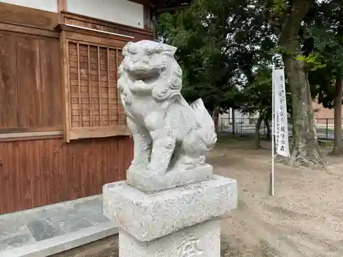 川俣神社の狛犬