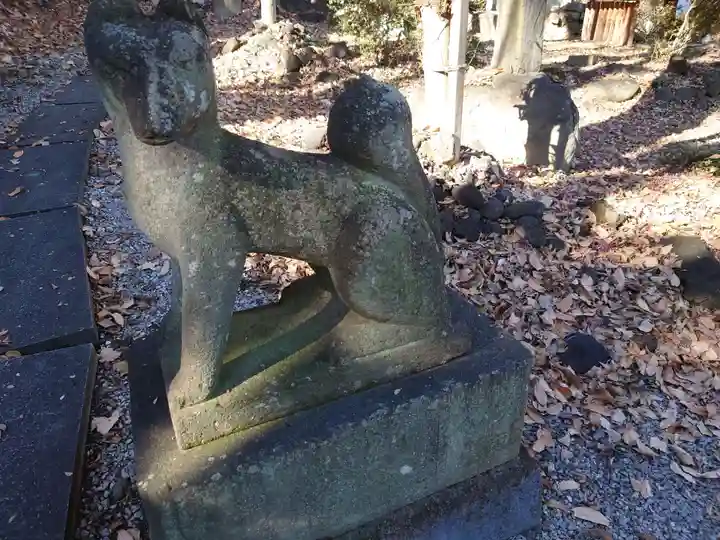 山名八幡宮の狛犬