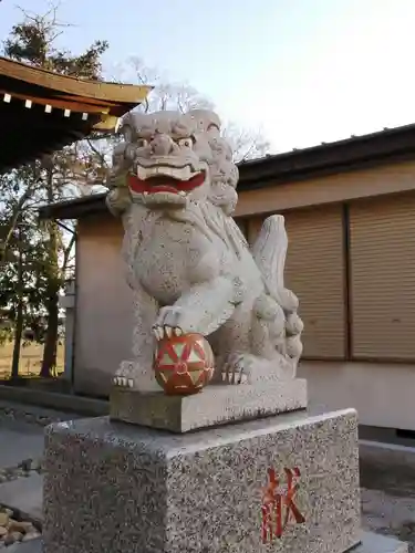 富足神社の狛犬