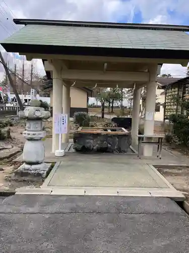 三重縣護國神社の手水舎