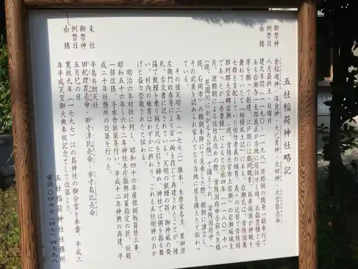 稲荷神社の歴史