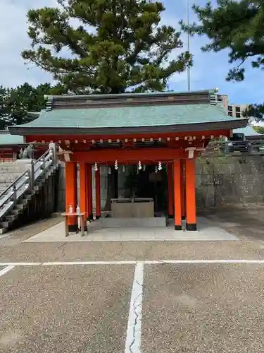 五社神社　諏訪神社の手水