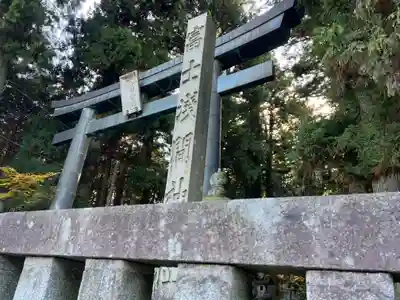 北口本宮冨士浅間神社の鳥居