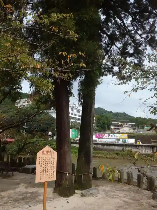 與止日女神社の自然