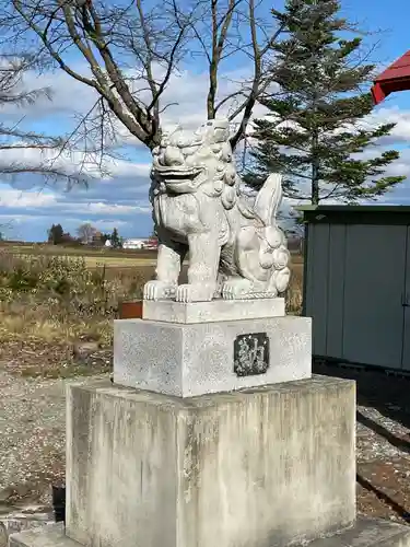 上更別神社の狛犬