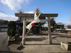 又木神明社の鳥居