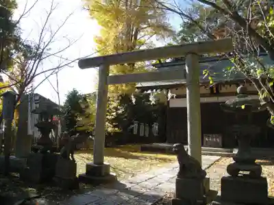 白旗神社(西御門)の鳥居