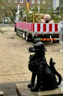 三重縣護國神社の狛犬