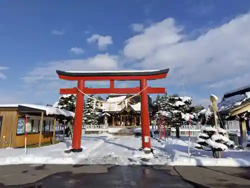 美瑛神社の鳥居