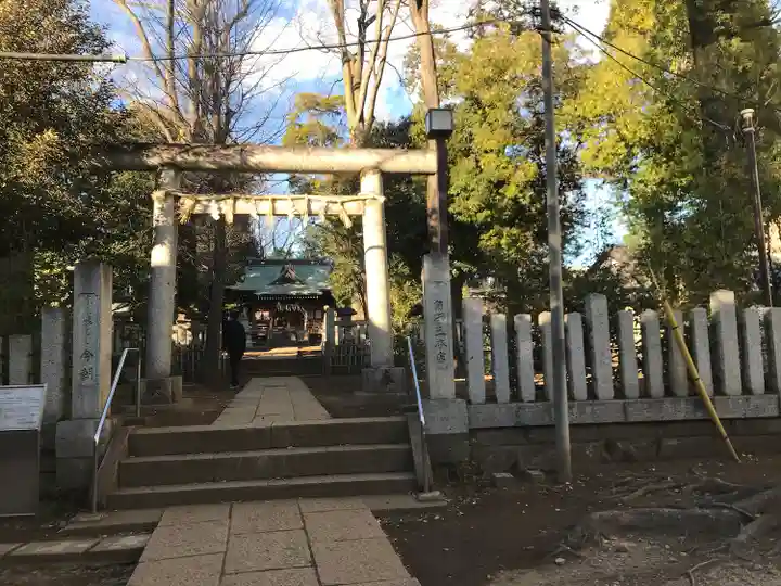 八雲氷川神社の鳥居