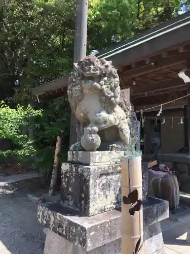 都波岐奈加等神社の狛犬