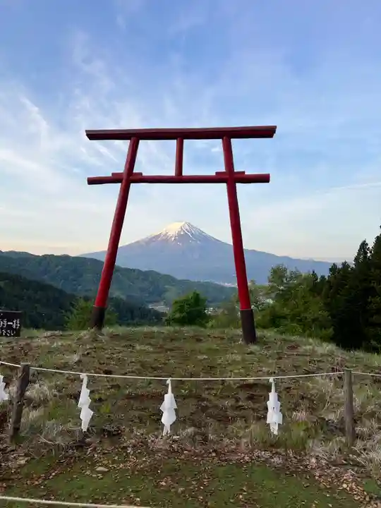 河口浅間神社の鳥居