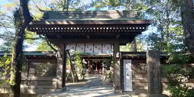 白幡天神社の山門・神門