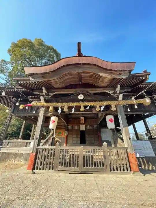 大原八幡神社の本殿・本堂