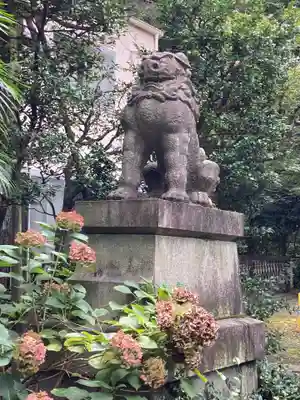 赤坂氷川神社の狛犬