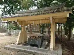 藤井神社（追分藤井神社）の手水